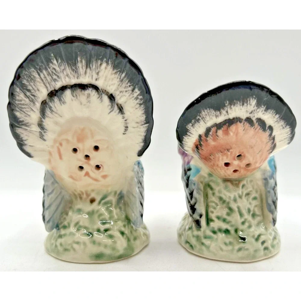 Vintage Retro Salt and Pepper Shakers‎ Turkey Tom & Hen U260/31